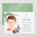 Search for succulent christening invitations Watercolor