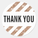 Search for black gold glitter thank you stickers Trendy