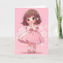 Search for manga birthday cards Kawaii