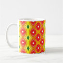 Search for retro diamond pattern mugs Abstract