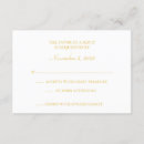 Search for classy rsvp cards Gold