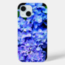 Search for light blue floral iphone cases Hydrangea