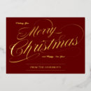 Search for dark red christmas cards Script