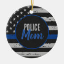 Search for mother in law christmas tree decorations Thin blue line