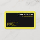 Search for black and yellow business cards Minimal