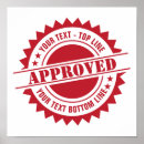 Search for approved posters Seal of approval