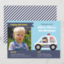 Search for policeman boys birthday invitations Transportation