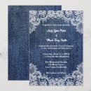 Search for blue jean wedding invitations Lace