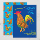 Search for rooster chicken birthday invitations Cute