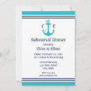 Search for turquoise rehearsal dinner invitations Blue