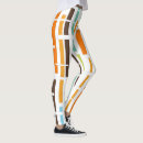 Search for horizontal lines leggings Orange