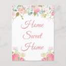 Search for moving announcement postcards Home sweet home