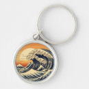 Search for ocean waves key rings Nature