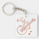 Search for music notes key rings Guitar