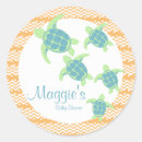 Search for sea turtle stickers Baby shower