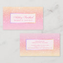 Search for sunset business cards Pink