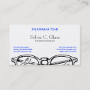 Search for optical business cards Spectacles