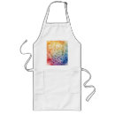 Search for flower of life aprons Colourful