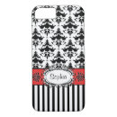 Search for red damask iphone cases Black