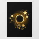 Search for gold window decals Round