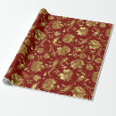 Search for red wrapping paper gold