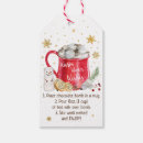 Search for chocolate gift tags Hot chocolate bomb