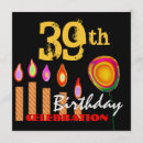 Search for 39th birthday invitations Jaclinart
