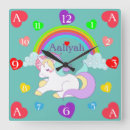 Search for unicorn clocks Hearts