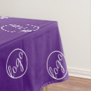 Search for purple tablecloths Logo