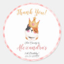 Search for pink kitten stickers Girl birthday