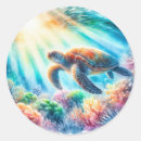 Search for sea turtle art stickers Ocean