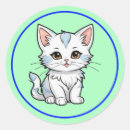 Search for cartoon cat design stickers Pet