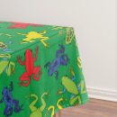Search for frog tablecloths Colourful
