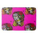 Search for sugar skull bath mats Halloween
