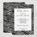 Search for black silver zebra invitations Animal
