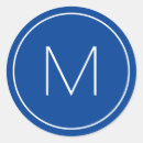 Search for single monogram stickers Modern