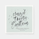 Search for graduation party napkins Calligraphy