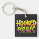 Search for hooked key rings Funny fishing