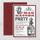 Search for mad hatter invitations Unbirthday