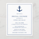 Search for anchor bridal shower invitations Simple