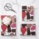 Search for chocolate candies wrapping paper Food