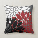 Search for red white grey cushions Floral
