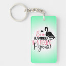 Search for flamingo rectangular key rings Bird