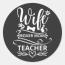 Search for boxer mom stickers Dog lovers