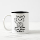 Search for home is where the cat mugs Kitty