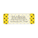 Search for polka dotted return address labels Pattern