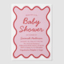 Search for pink and red baby shower invitations Mother to be