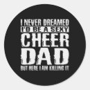 Search for cheer dad stickers Papa