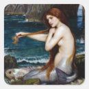 Search for vintage mermaids stickers Under the sea