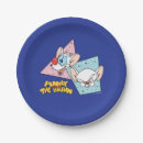Search for 90s cartoon paper plates Pinky and the brain